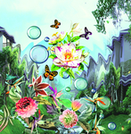 手绘花