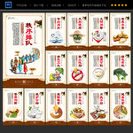 食堂海报 食堂展板