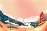 敦煌海报 户外