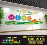 节约粮食文化墙