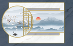 新中式背景墙背景墙装饰画