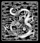 龙灰度图