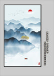 禅意水墨山水画