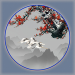 仙鹤图