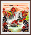 山水画水墨山水画 意境山水画