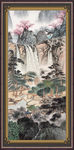 竖幅山水画