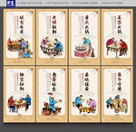 火锅 火锅展板 火锅文化