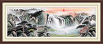 山水画 水墨山水画 意境山水画