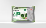 荠菜猪肉汤圆 汤团包装设计