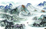 大气新上架山水画 TIF分层