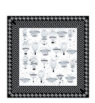 方巾 热气球方巾