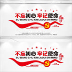 不忘初心牢记使命文化墙