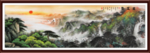 山水画水墨山水画 意境山水画