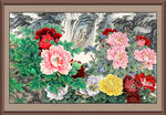 花开富贵国画