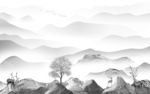 新上架新唯美山水画 tif分层