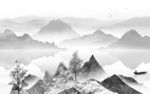 高端新唯美山水画 tif分层