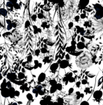黑色花