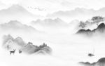 意境现代新山水画 tif分层