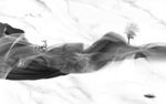 爵士白现代新山水画 tif分层