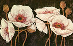 复古油画花卉