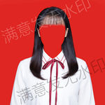 女生白衬衫