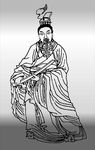 柏从桂线描