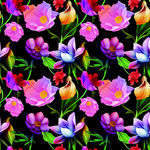 手绘花 手绘花图案 手绘花背景