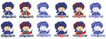 人物头像logo 土家姑娘