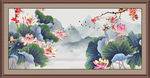 国画荷花