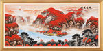 鸿运当头国画