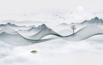 水墨山水画
