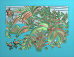 精雕图 芭蕉
