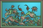 精雕图 荷花