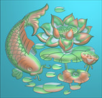 精雕图 荷花