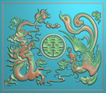 精雕图 龙凤