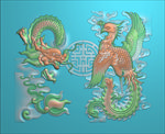 精雕图 龙凤
