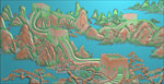 精雕图 山水