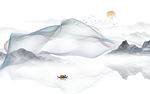 水墨山水画