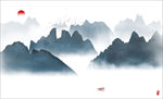 新中式山水画
