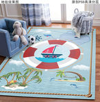 海洋风儿童房地毯地垫