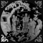 福禄寿灰度图
