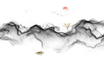 水墨山水画