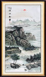 山水画 水墨山水画 意境山水画