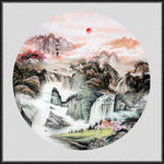 山水画 水墨山水画 意境山水画