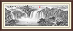 山水画 水墨画 中国风山水画