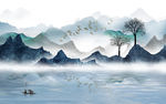 简约新山水爆款画 TIF分层