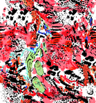 数码印花 花朵 花朵布匹 玫瑰