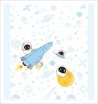 卡通宇宙飞船