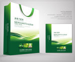 绿色手提袋 手提袋设计 手提袋