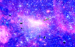 紫色星空